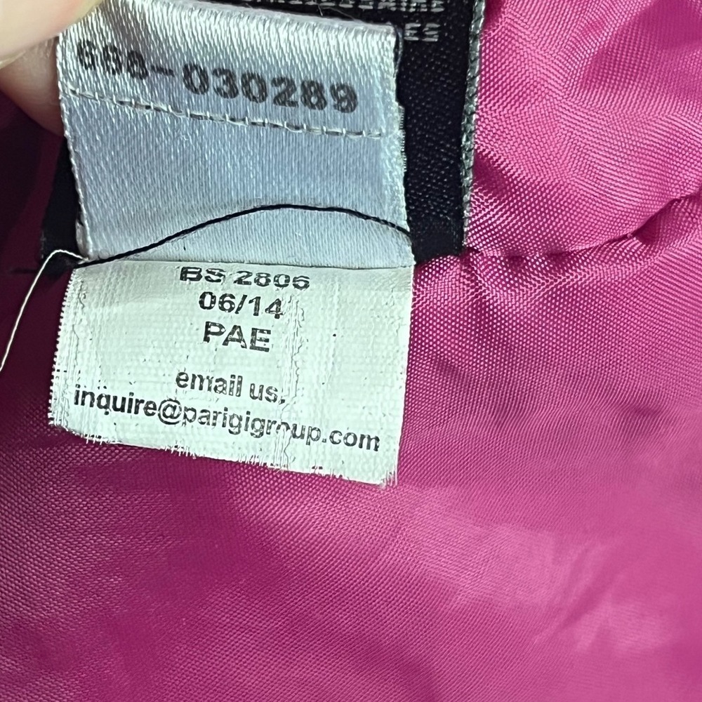 Baby Phat Puffer Coat Kids 14 Pink Faux Fur Hood Longline Quilted Winter Jacket - Picture 9 of 16